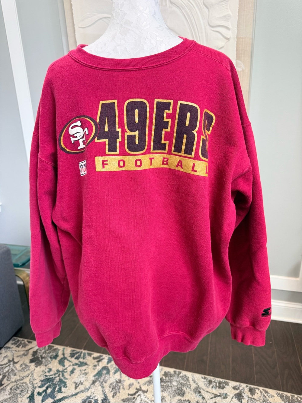 VTG 90s Starter San Francisco 49ers Pro Line Crewneck Sweatshirt XXL USA Made